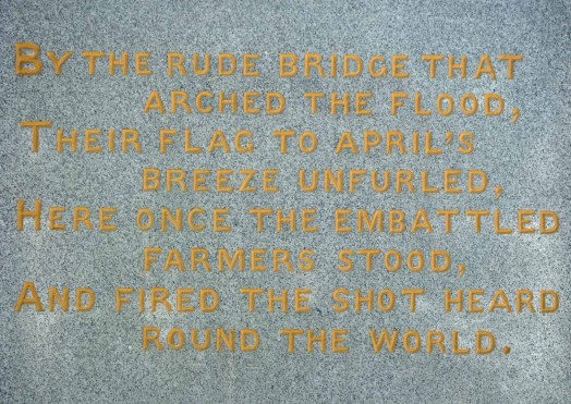 the shot heard round the world