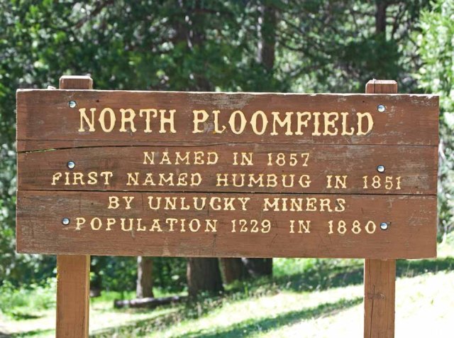 another North Bloomfield sign